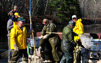 Fisheries Crew from MN DNR - Egg Stripping