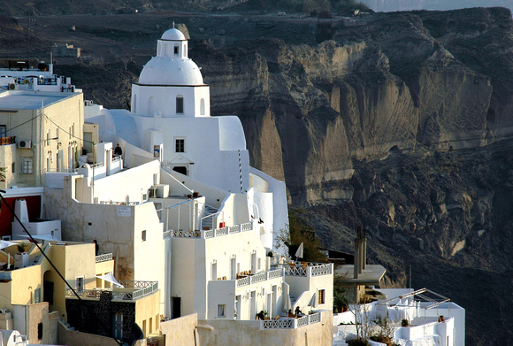 Santorini bluffs and roof lines